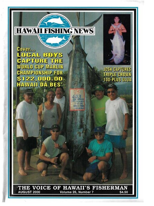 Title details for Hawaii Fishing News by Hawaii Fishing News, LLC - Available